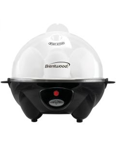 Brentwood Electric 7 Egg Cooker with Auto Shut Off in Black