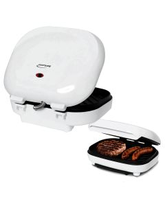 Brentwood Electric Contact Grill 2 Slice Capacity - White